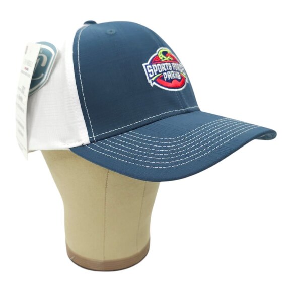 Sports Force Parks Strapback Cap Trucker Baseball Embroidered Logo Hat NEW - Picture 3 of 13